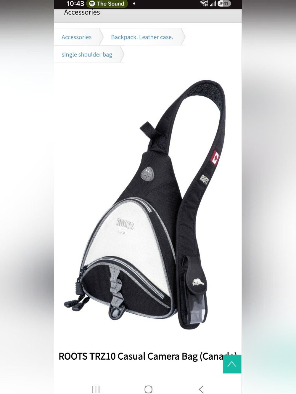 Roots  TRZ10 Sling Camera Bag .